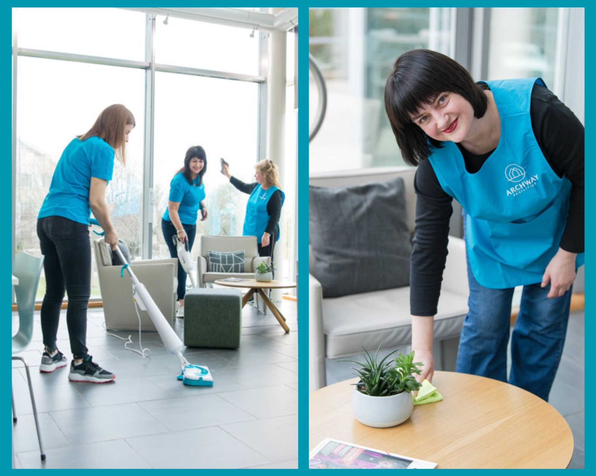 Archway Facilities commercial cleaning staff