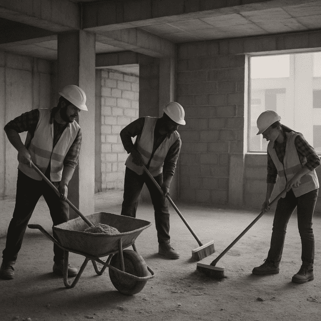 Proactive construction cleaners 