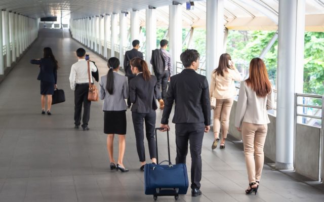Infection easily passes around in high traffic areas