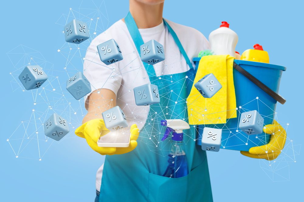 Cleaning personnel shows that new year deep cleans are essential